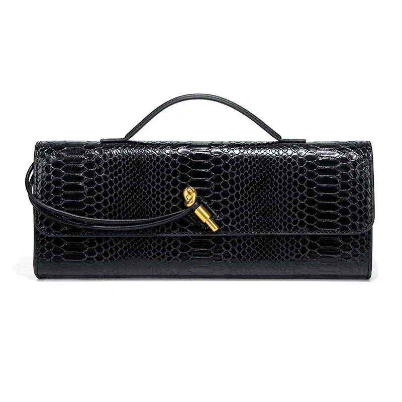 Luxury Women’s Crocodile Top-Handle Crossbody Bag