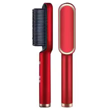 hermostatic Hair Straightening Brush – 5 Temperature Settings, Fast Heating Professional Hair Styler
