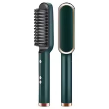 hermostatic Hair Straightening Brush – 5 Temperature Settings, Fast Heating Professional Hair Styler