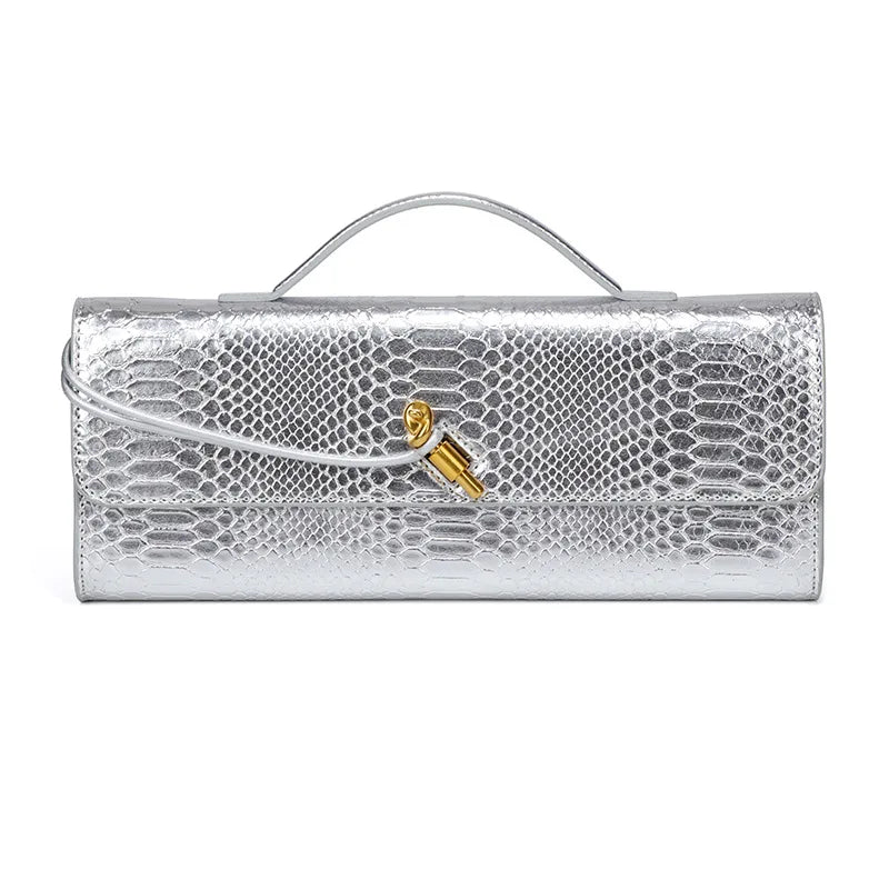 Luxury Women’s Crocodile Top-Handle Crossbody Bag
