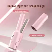 Portable Mini Hair Straightener & Curler – Ceramic 2-in-1 Styling Tool for Women